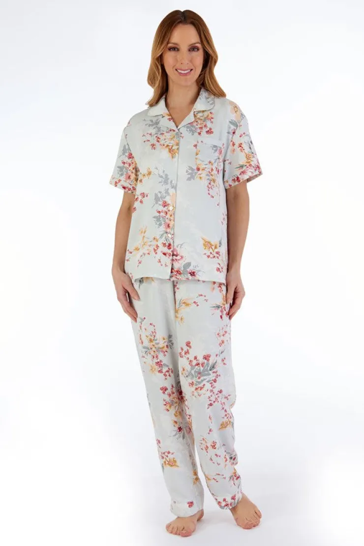 Floral Print Tailored Woven Pyjama PJ55280