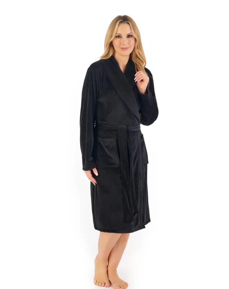 Luxury Fleece 41" Shawl Collar Wrap HC06337