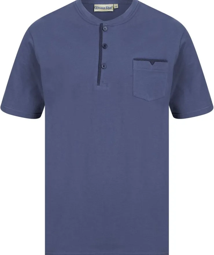 Woven Leaf Geo Print Jersey Top Pyjama Set WR88841