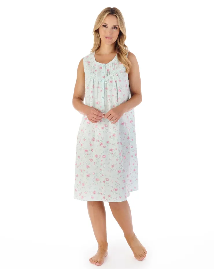 Floral Print 40" Woven Nightdress ND02205