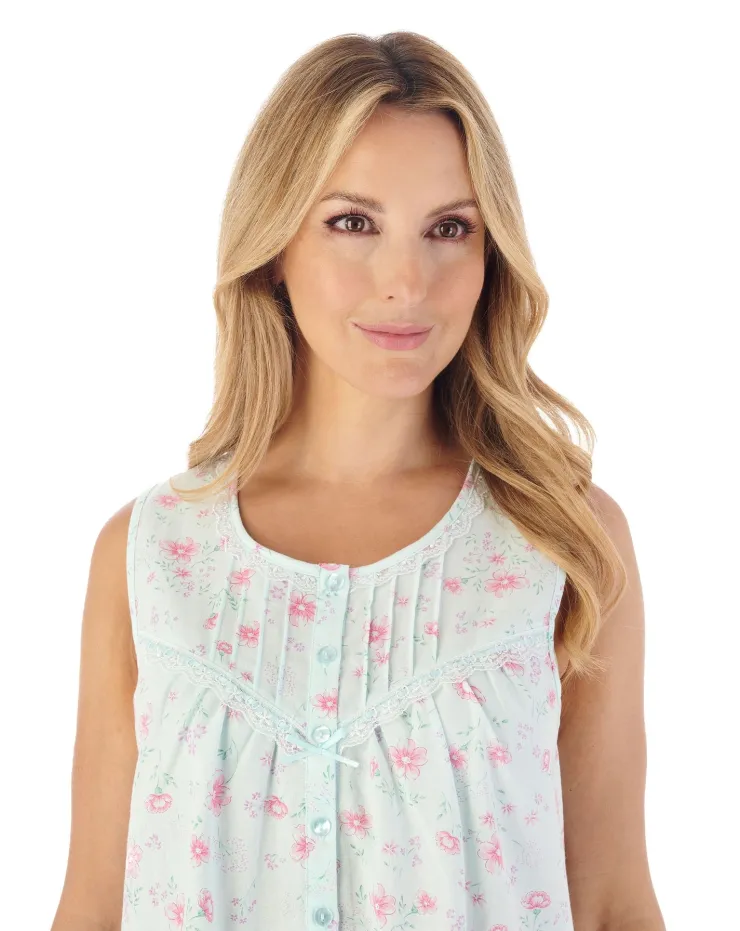 Floral Print 40" Woven Nightdress ND02205