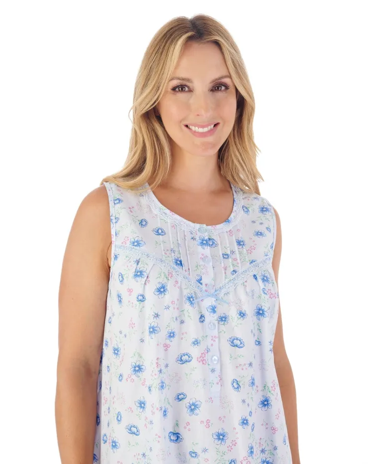 Floral Print 40" Woven Nightdress ND02205