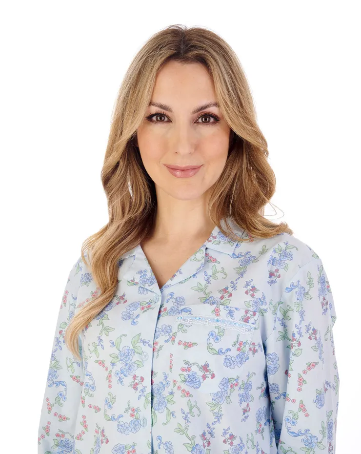 Floral Print Tailored Woven Pyjama PJ04202