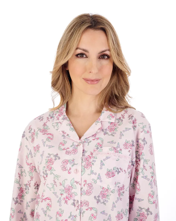 Floral Print Tailored Woven Pyjama PJ04202