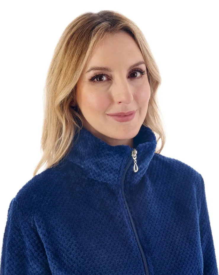 Mini Waffle Zip Through Pyjama PJ4303