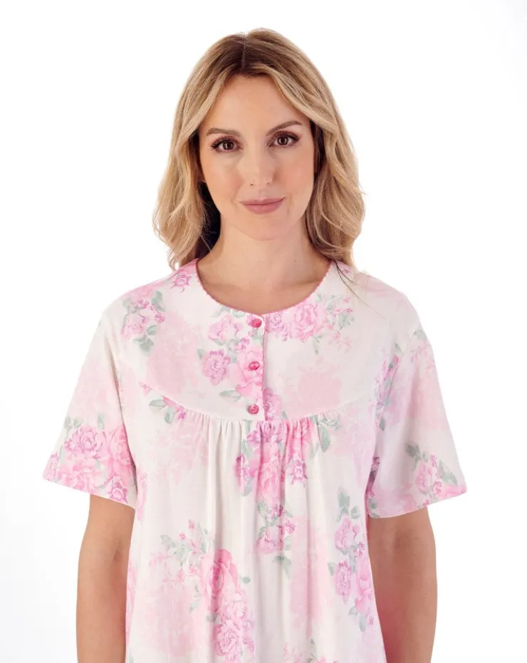 Large Floral Print 38" Nightdress ND01130