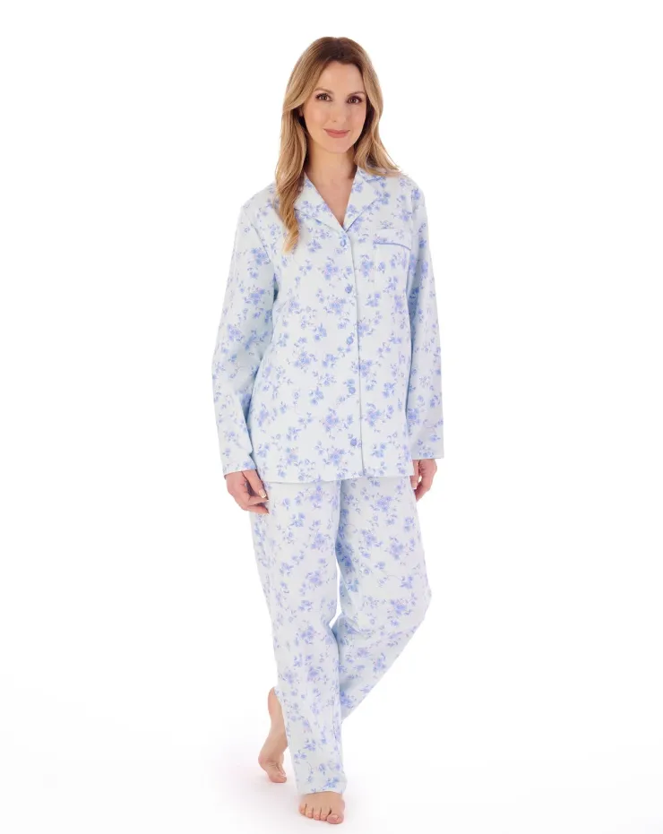 Luxury Brushed Cotton Floral Pyjama PJ02213