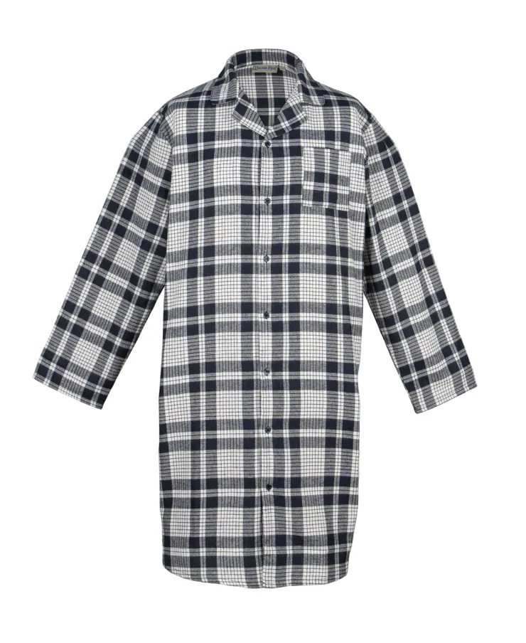 Yarn Dyed Woven Check Nightshirt WR06805