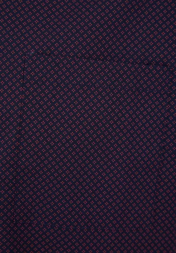 Diamond Geo Print Tailored with Shorts Woven Pyjama WR88834