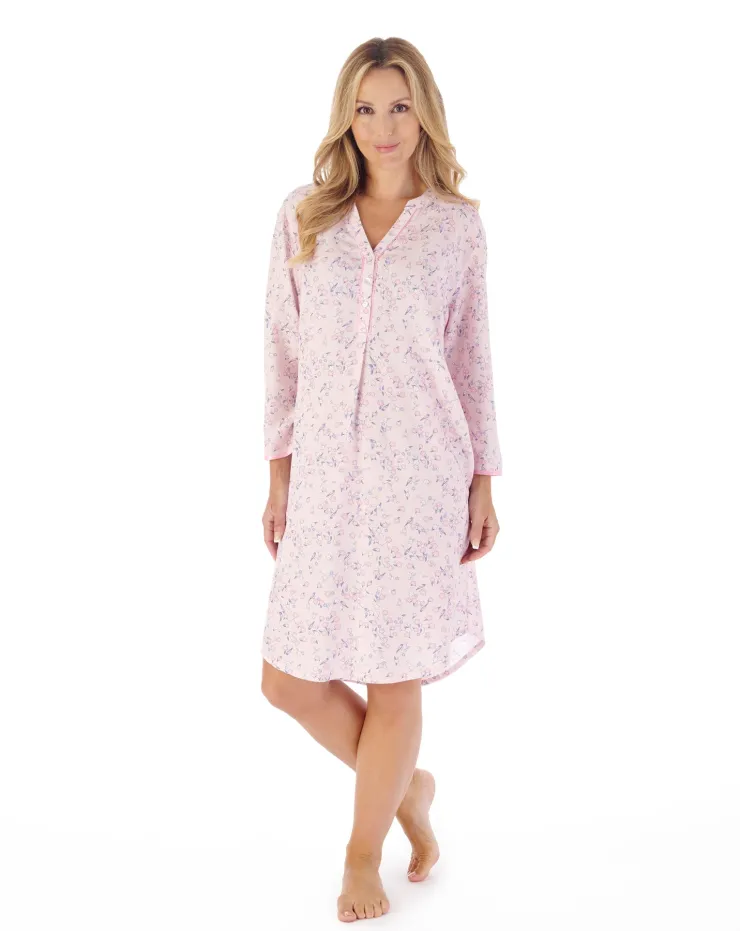 Blossom Print 38" Woven Nightshirt NS03240