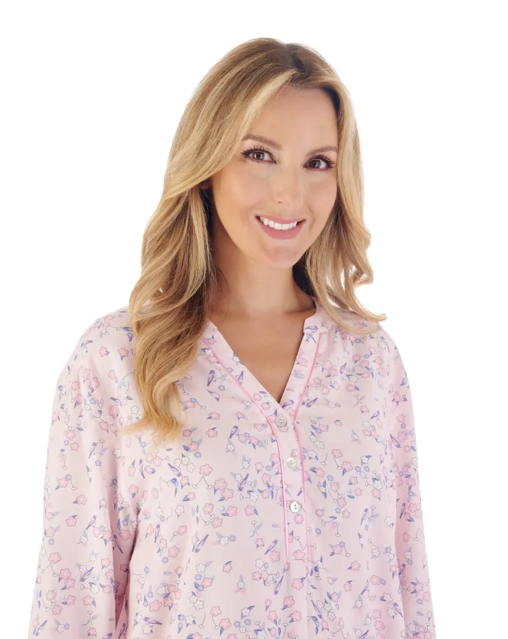 Blossom Print 38" Woven Nightshirt NS03240