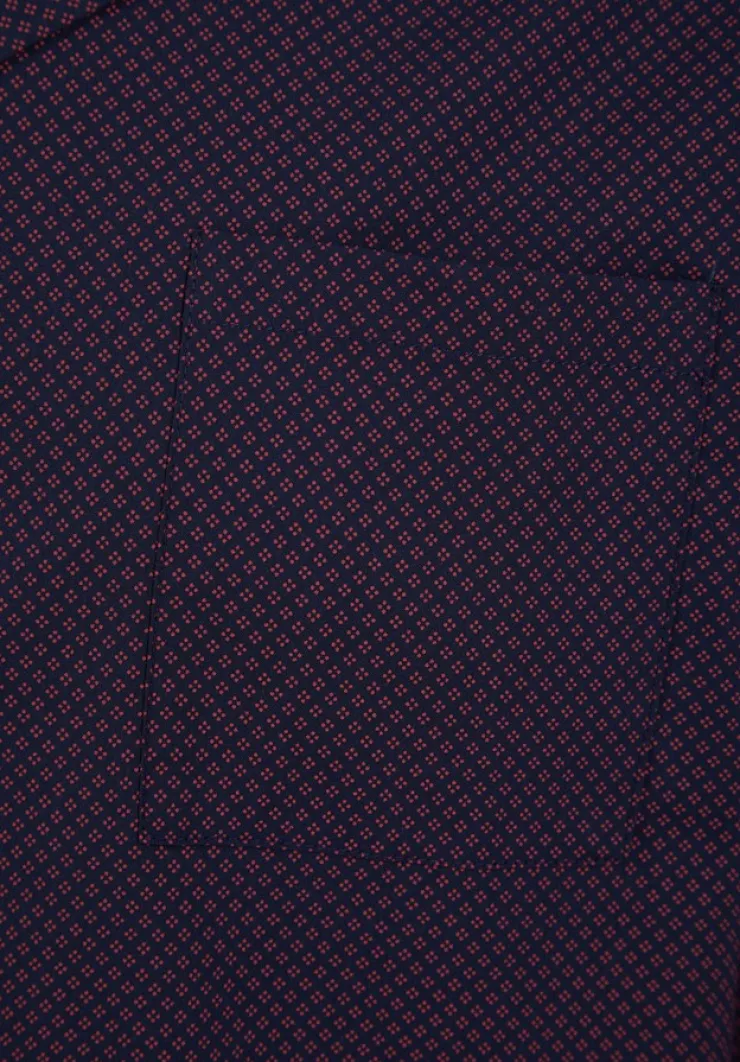 Diamond Geo Print 45" Button Through Woven Nightshirt WR88831