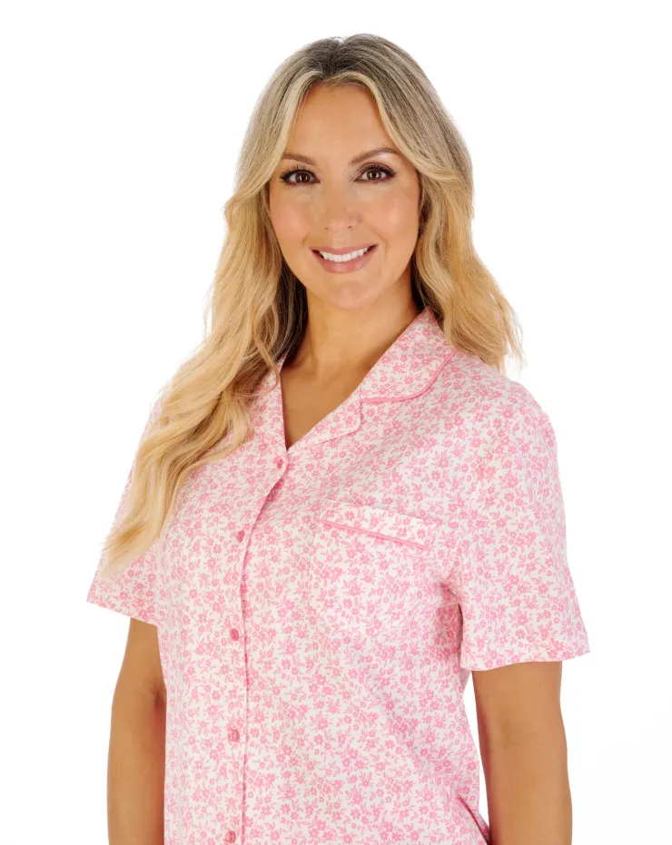 Ditsy Floral Tailored Jersey Pyjama PJ07103