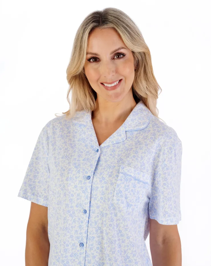 Ditsy Floral Tailored Jersey Pyjama PJ07103