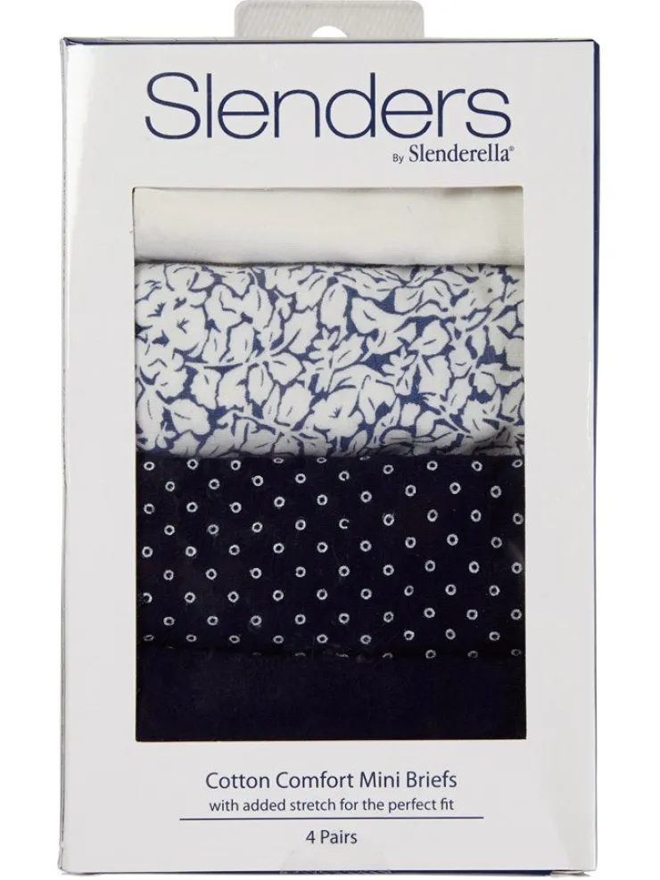 Slenders Cotton Pattern Mini Brief BF83