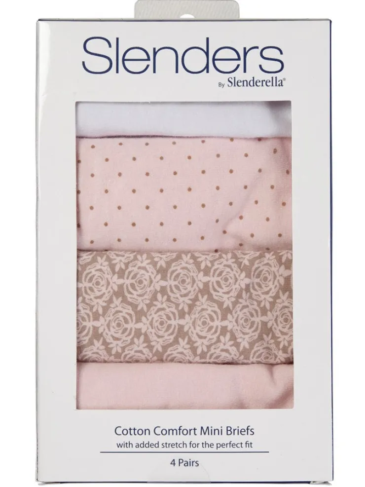 Slenders Cotton Pattern Mini Brief BF83