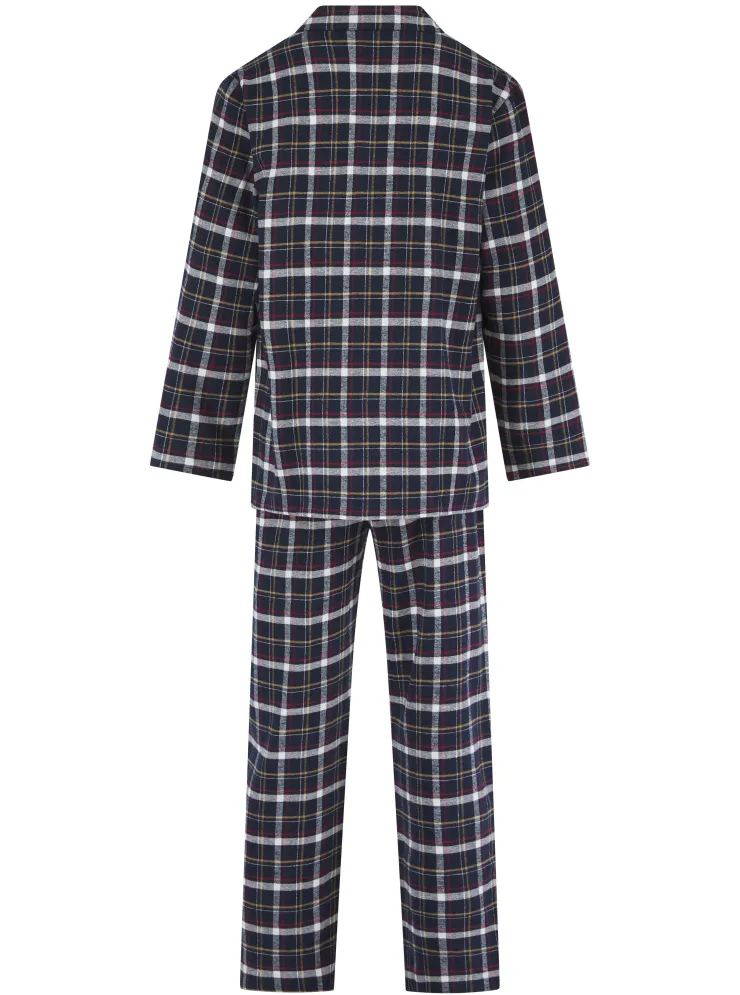 Brushed Check Print Woven Tailored Pyjama WR04806
