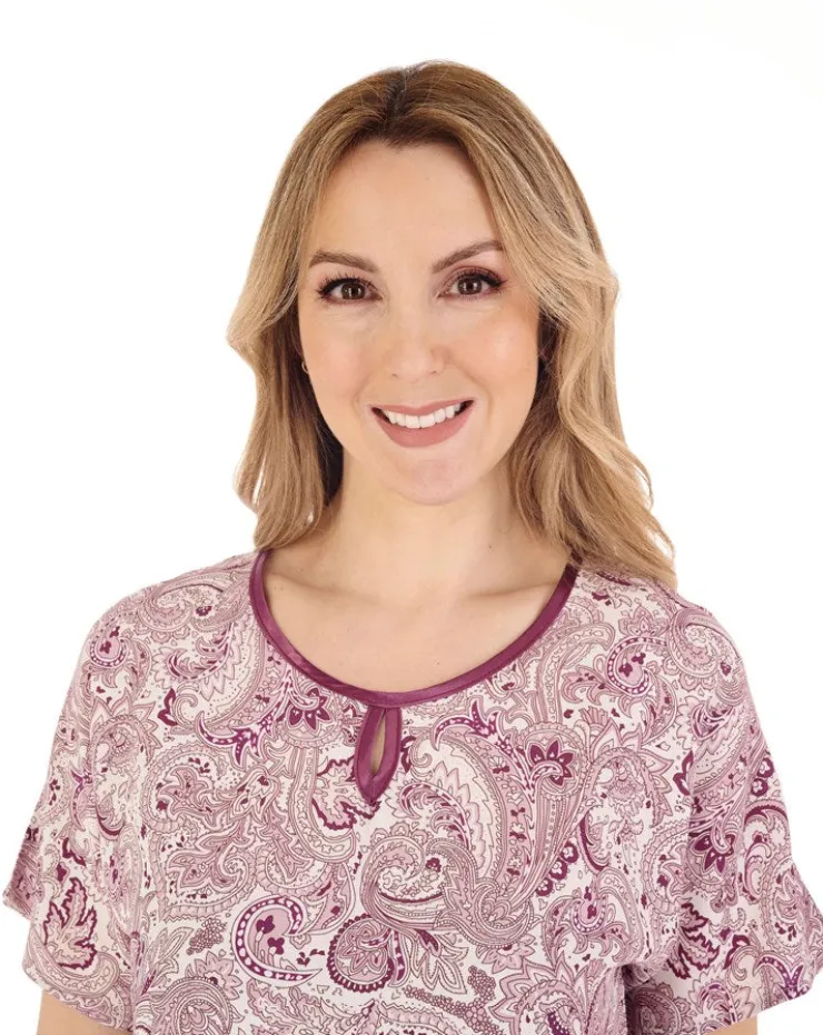 Paisley Print Pyjama Soft Woven Viscose PJ88227