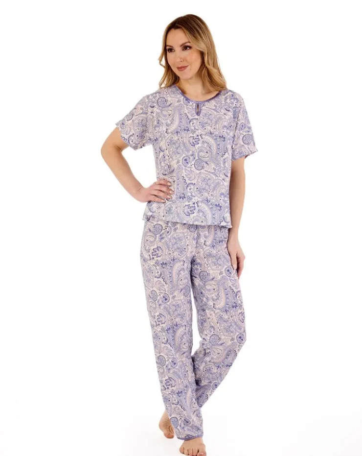 Paisley Print Pyjama Soft Woven Viscose PJ88227