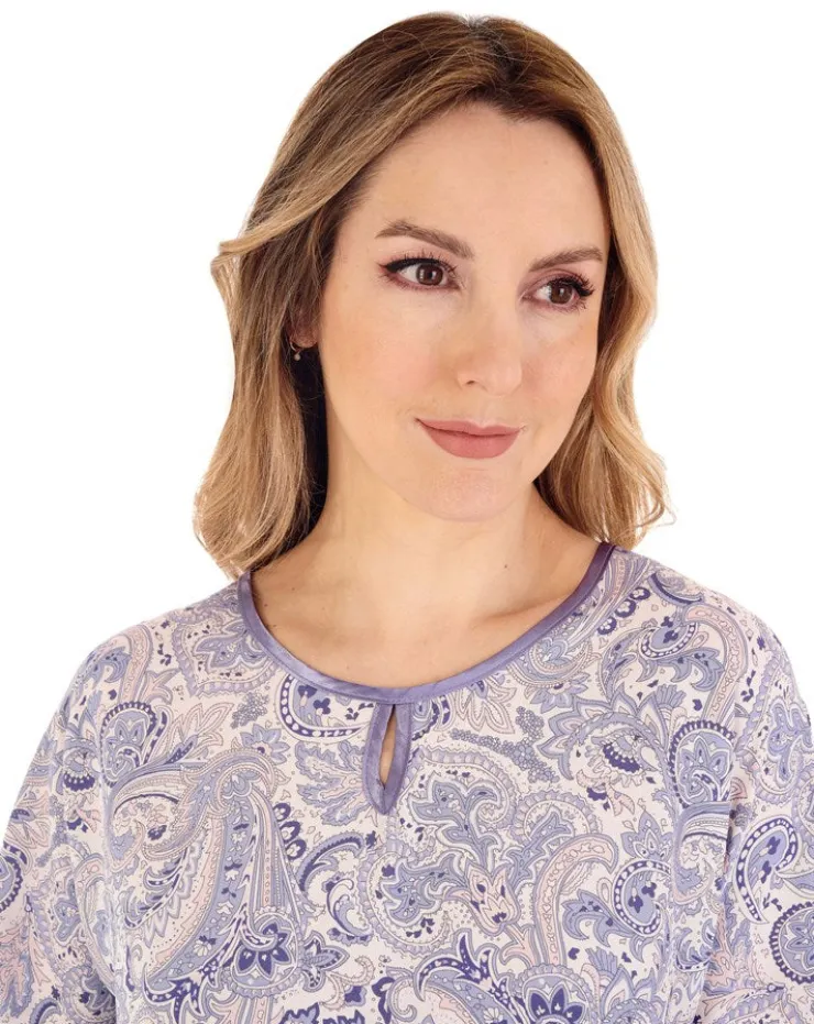 Paisley Print Pyjama Soft Woven Viscose PJ88227