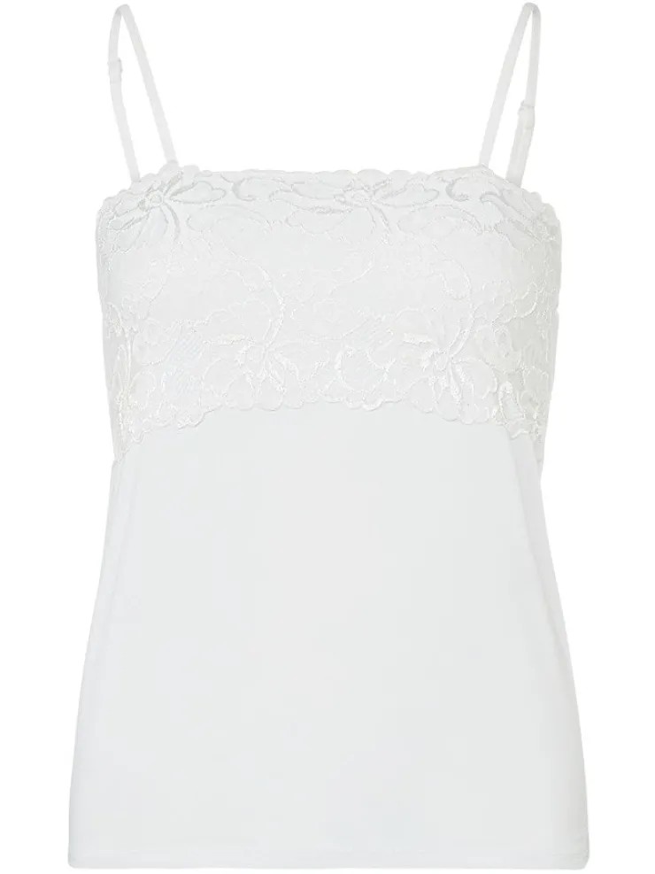 Gaspé Microfibre Cami Top with Backed Lace GL2715