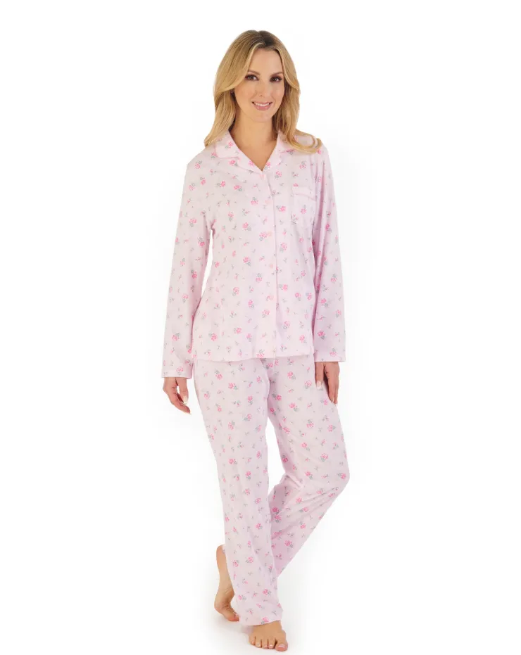 Floral Print Jersey Tailored Pyjama PJ06128