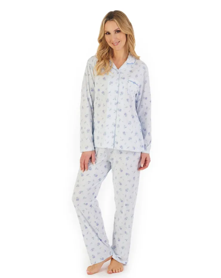 Floral Print Jersey Tailored Pyjama PJ06128