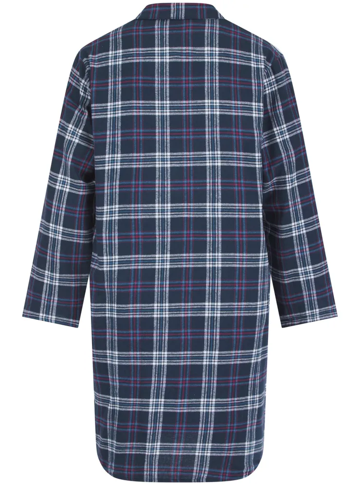Brushed Check 42" Woven Nightshirt WR04800