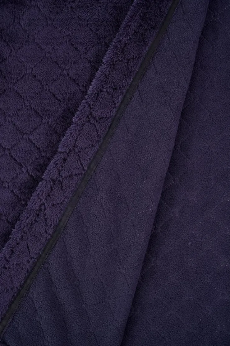 Diamond Flannel Fleece 46" Wrap Housecoat HC88352