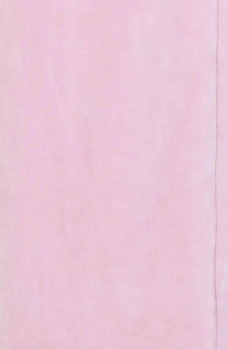 Luxury Solid Colour Velvet 46" Zip Through Housecoat GL4720