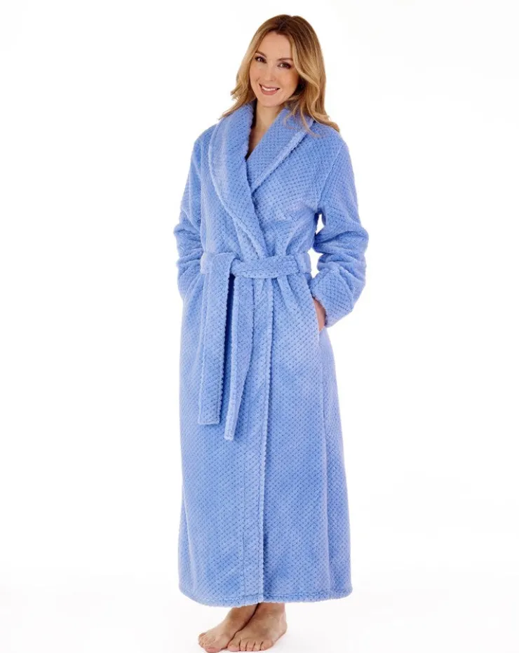 Luxury Waffle Fleece 52" Shawl Collar Wrap HC4329