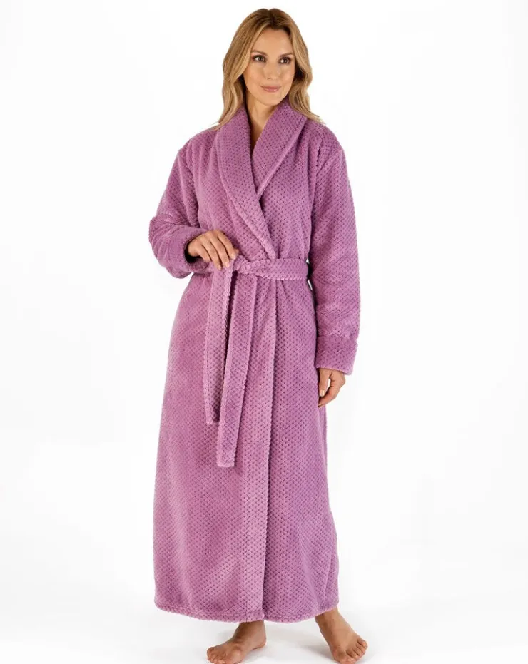 Luxury Waffle Fleece 52" Shawl Collar Wrap HC4329