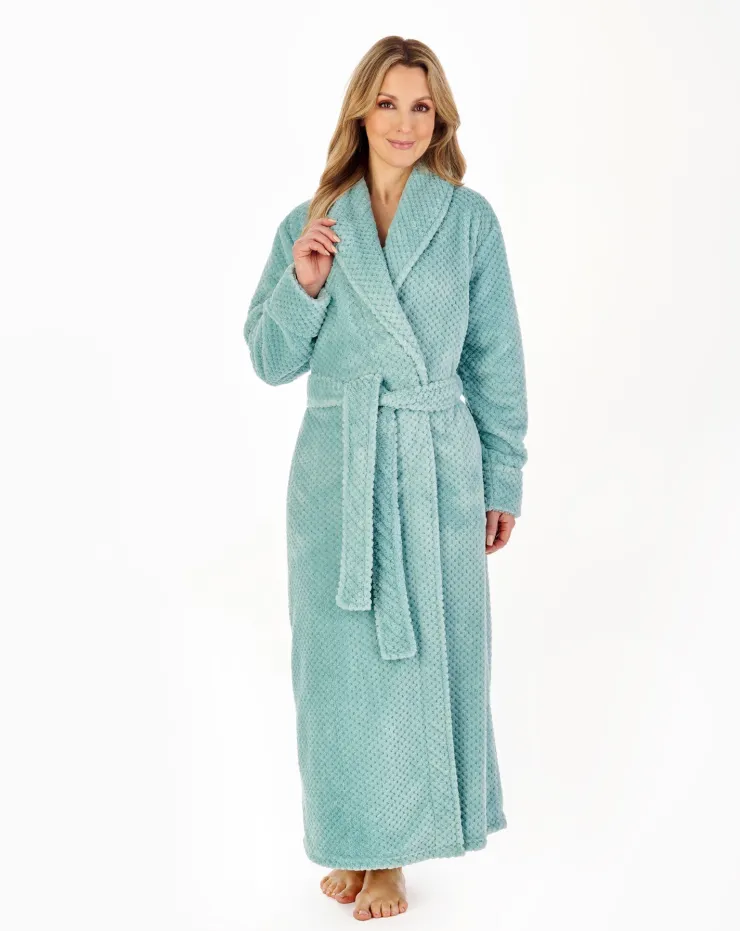 Luxury Waffle Fleece 52" Shawl Collar Wrap HC4329