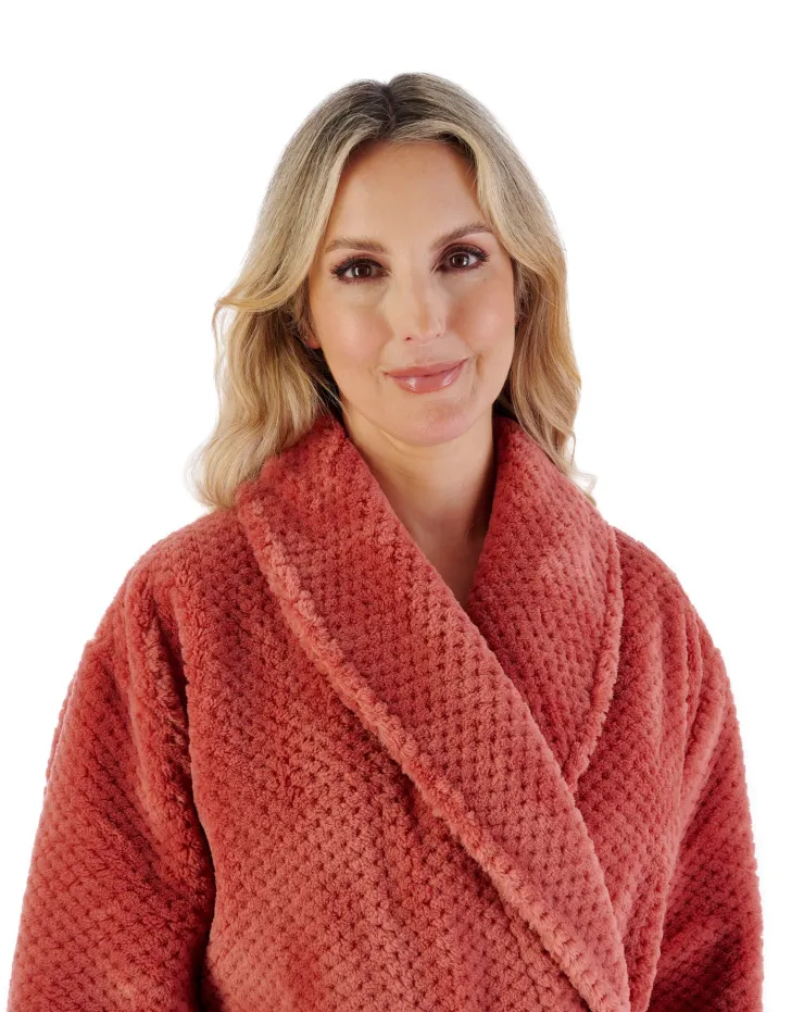 Luxury Waffle Fleece 52" Shawl Collar Wrap HC4329