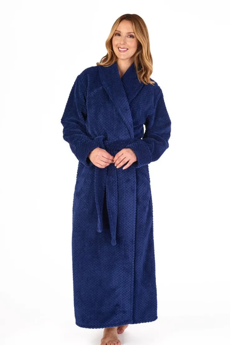 Luxury Waffle Fleece 52" Shawl Collar Wrap HC4329