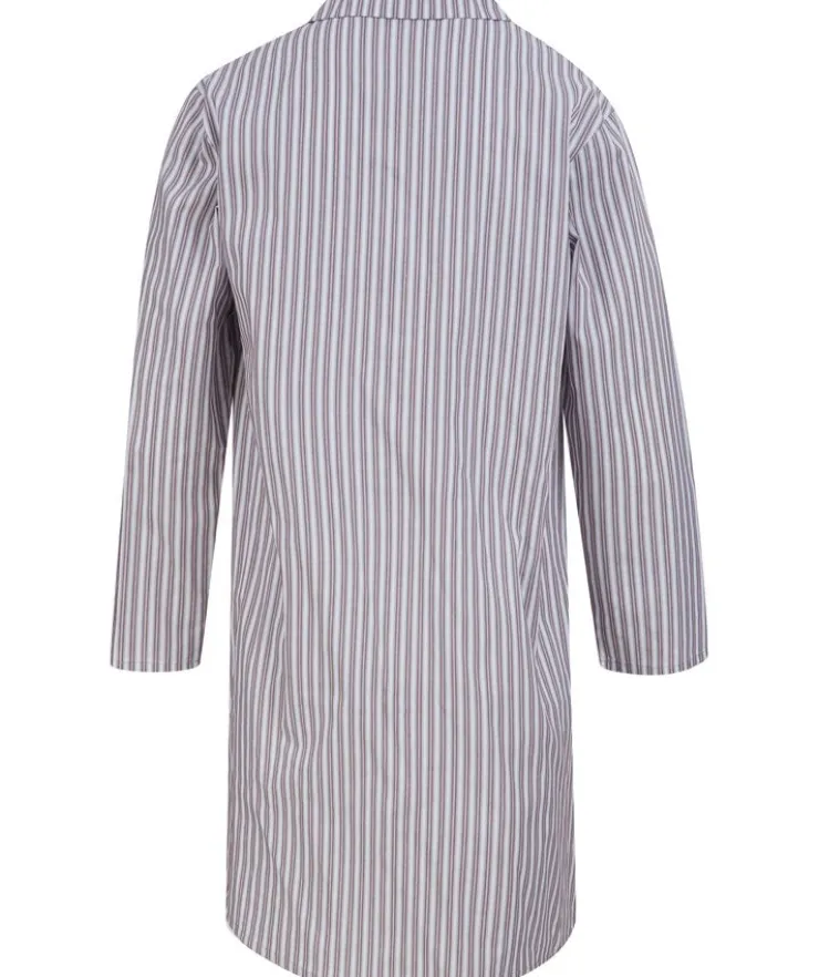 Woven Stripe 42" Button Through Nightshirt WR88825