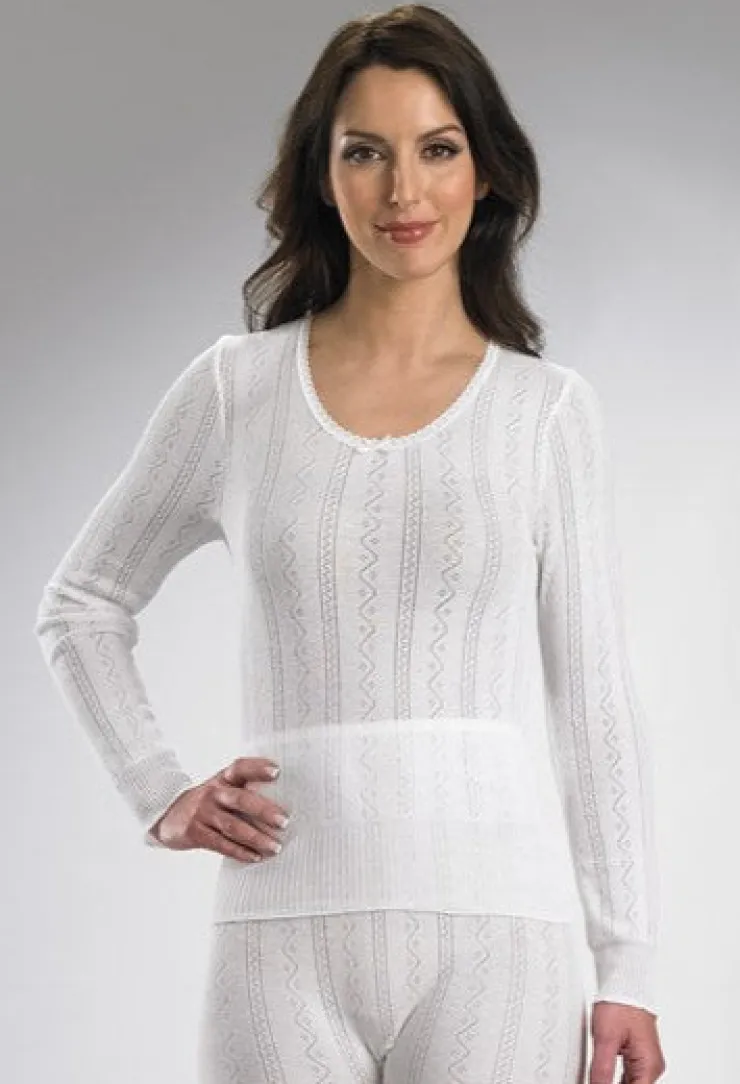 Brettles Fancy Knit Thermal Long Sleeve Cami BUW053