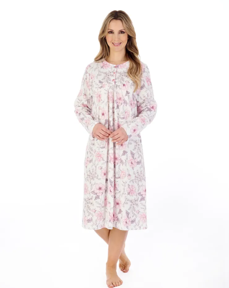 Picot Trim 42" Jersey Nightdress ND04107