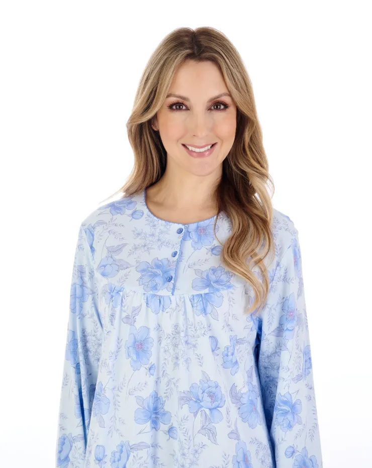 Picot Trim 42" Jersey Nightdress ND04107