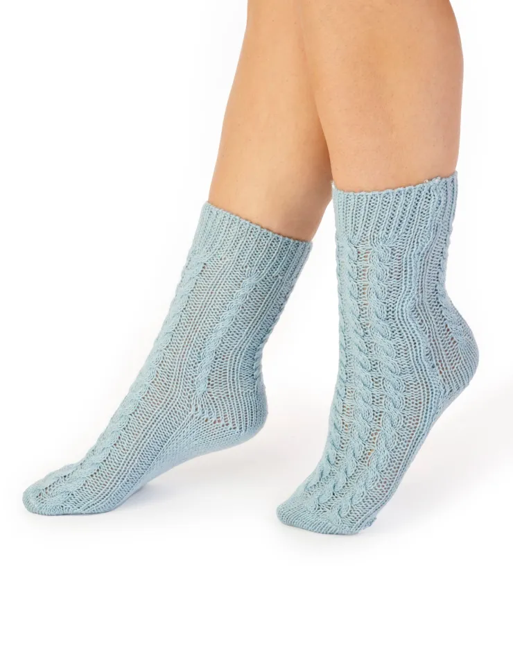Cable Knit Bedsock BS190