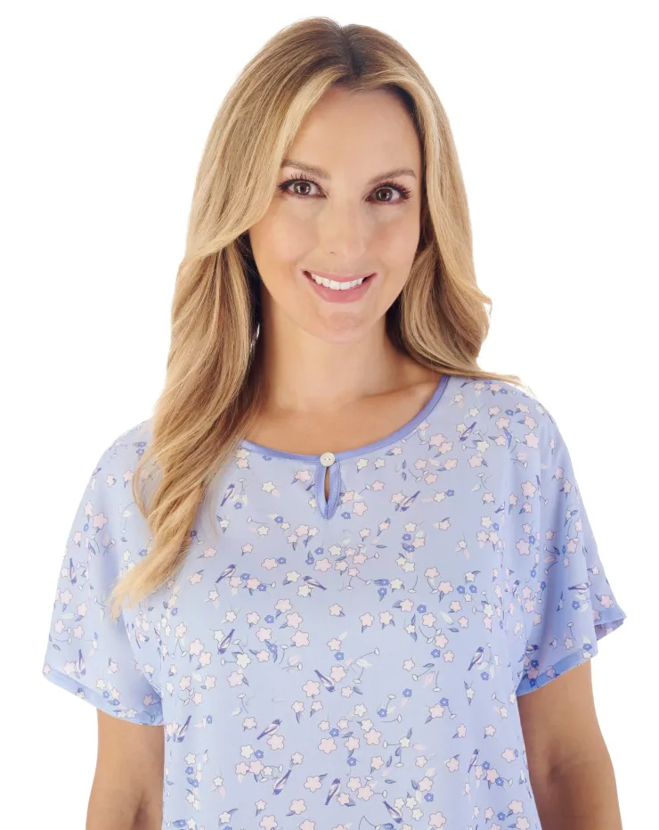 Blossom Print Woven Pyjama Set PJ03242