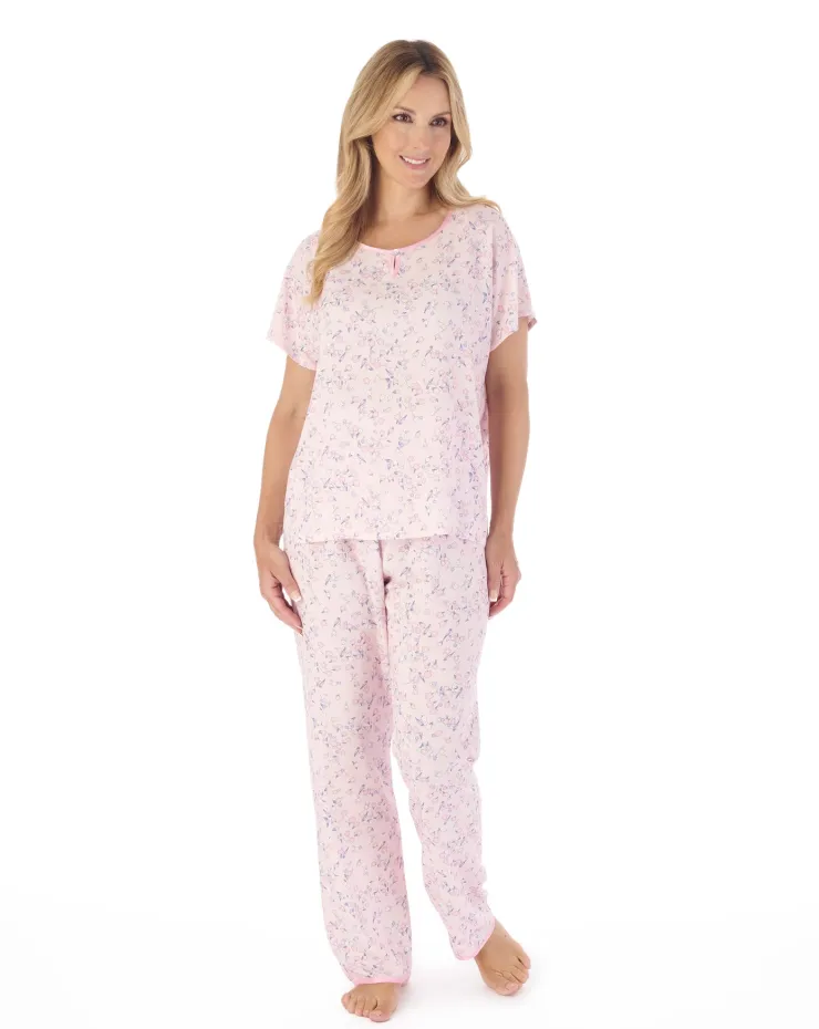 Blossom Print Woven Pyjama Set PJ03242