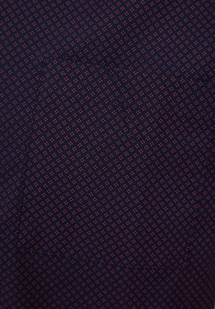 Diamond Geo Print 42" Button Through Woven Nightshirt WR88830