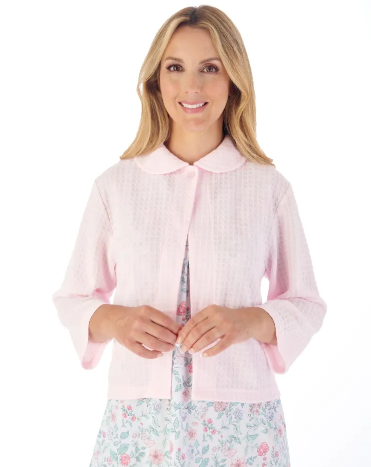 Houndstooth Knit Bedjacket BJ3304