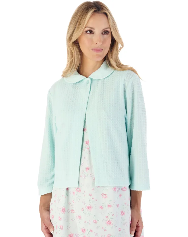 Houndstooth Knit Bedjacket BJ3304