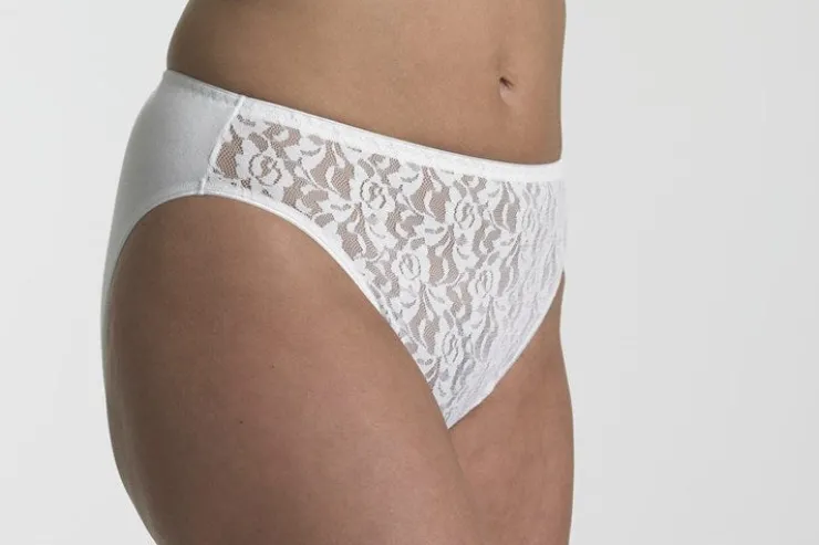 Slenders Lace Front High Leg Brief SBF51