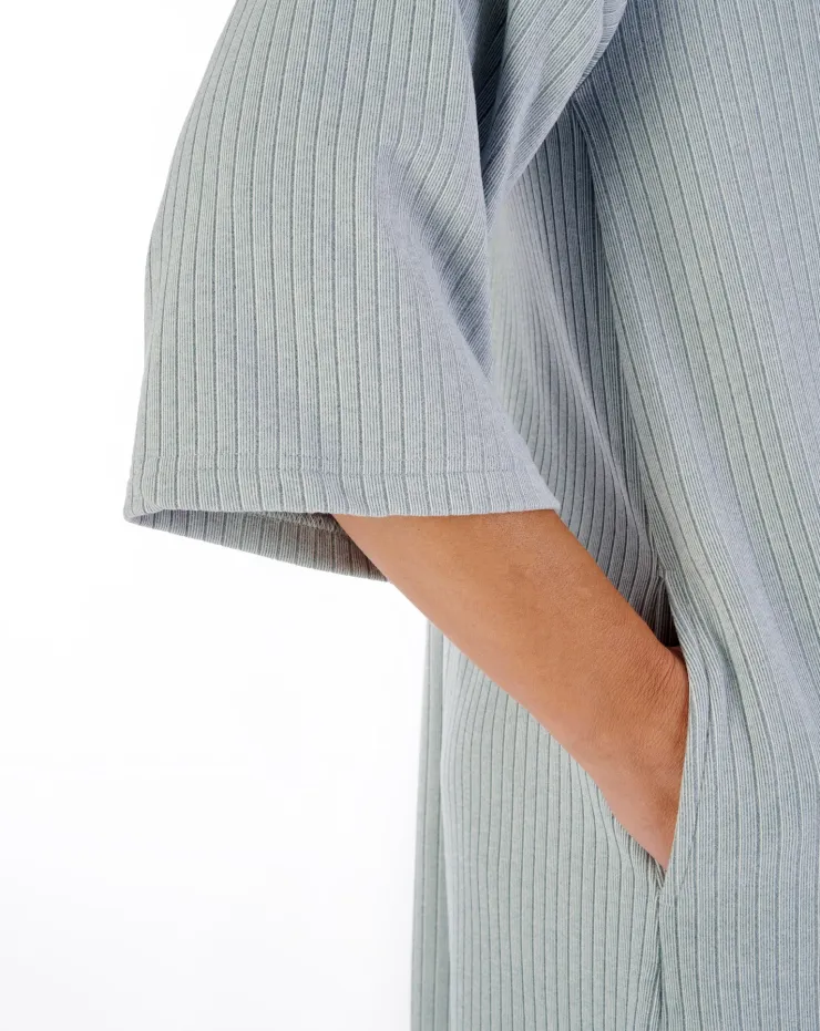 Rib Pattern 42" Zip Housecoat HC07306