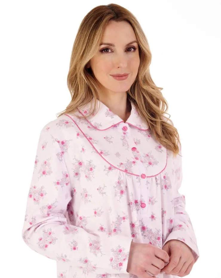 Floral Luxury Flannel 51" Woven Nightdress ND88212