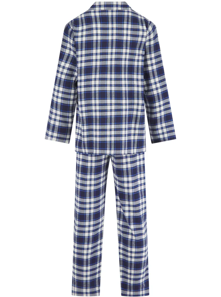 Brushed Check Print Woven Tailored Pyjama WR04811