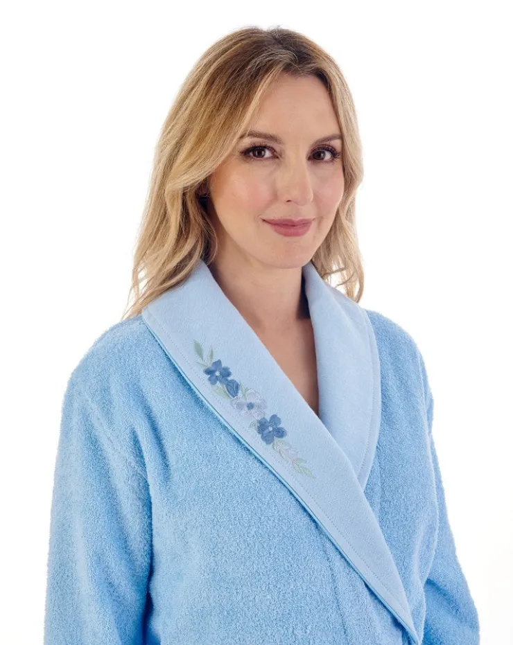 Embroidered 46" Shawl Collar Wrap HC66355